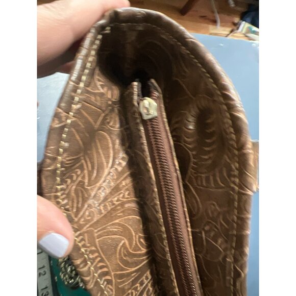 Western Turquoise  Bag Embellished Cross Design SMALL FLAW Cogril Rodeo Ranch - Picture 3 of 11